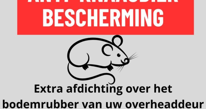 anti knaagdier bescherming overheaddeur Ton Smit Deuren